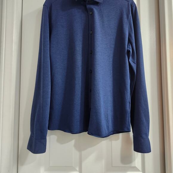 Calvin Klein Navy Long Sleeve Shirt - Picture 6 of 9